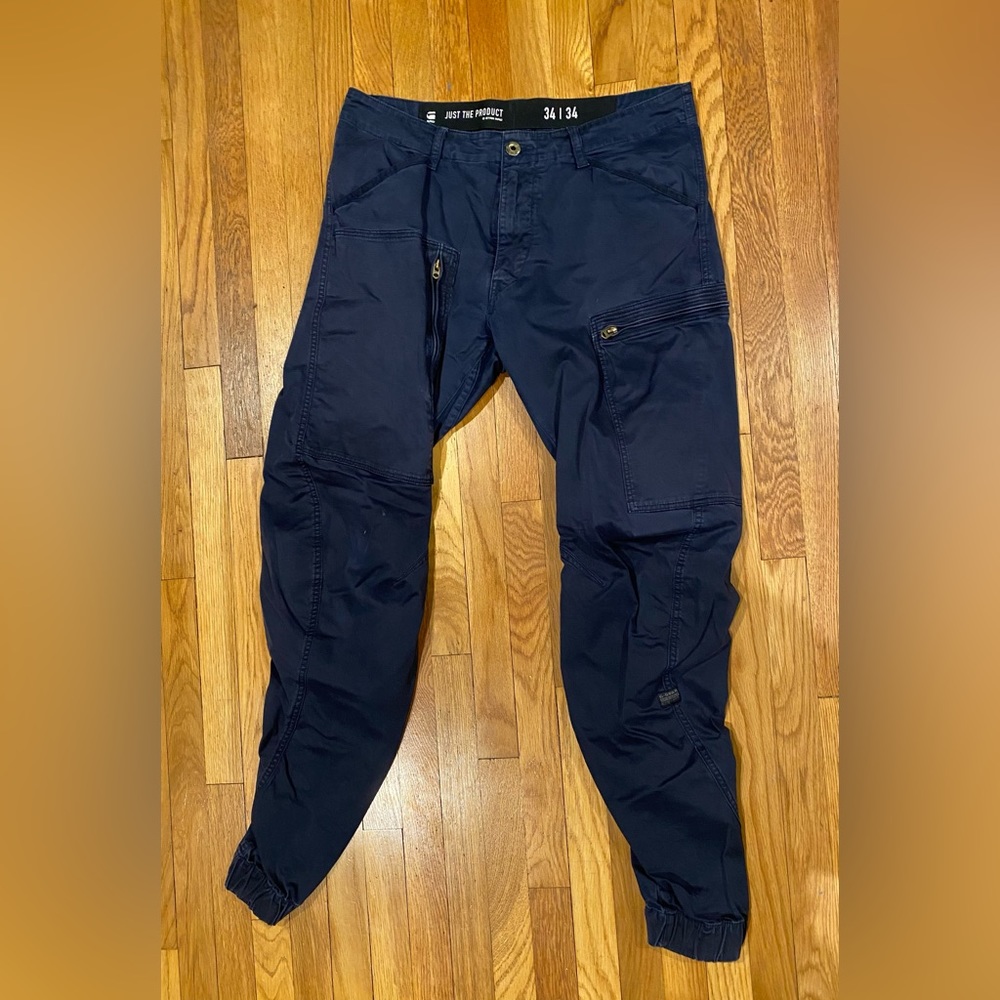 G-star men’s cargo pants. Powel 3D Tapered Cuffed